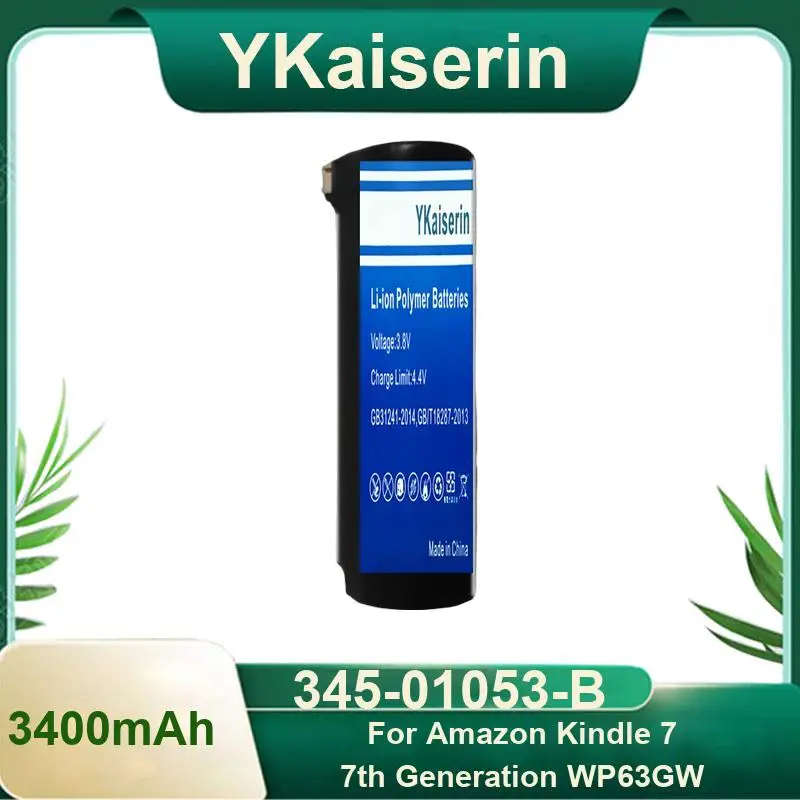 345-01053-B For Amazon Kindle 7 7th Generation WP63GW 3400mAh Reliable Replacement Stable Power Supply Scanner Battery