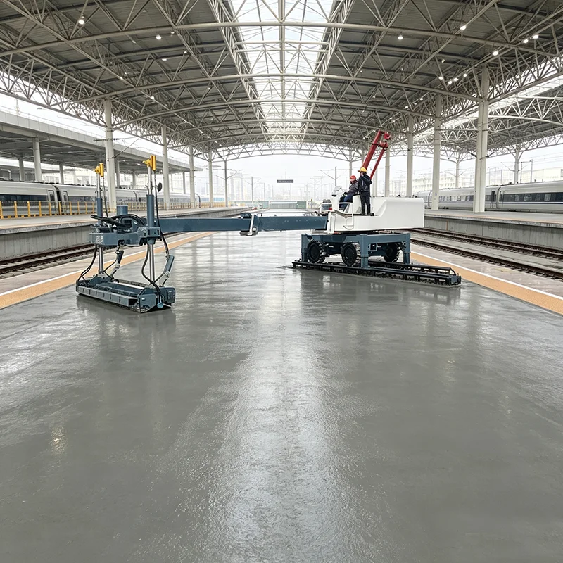 Ride‑on Concrete Laser Screed Hydraulic Laser Guided Concrete Leveling Machine for Industrial Warehouse Slab Constructio
