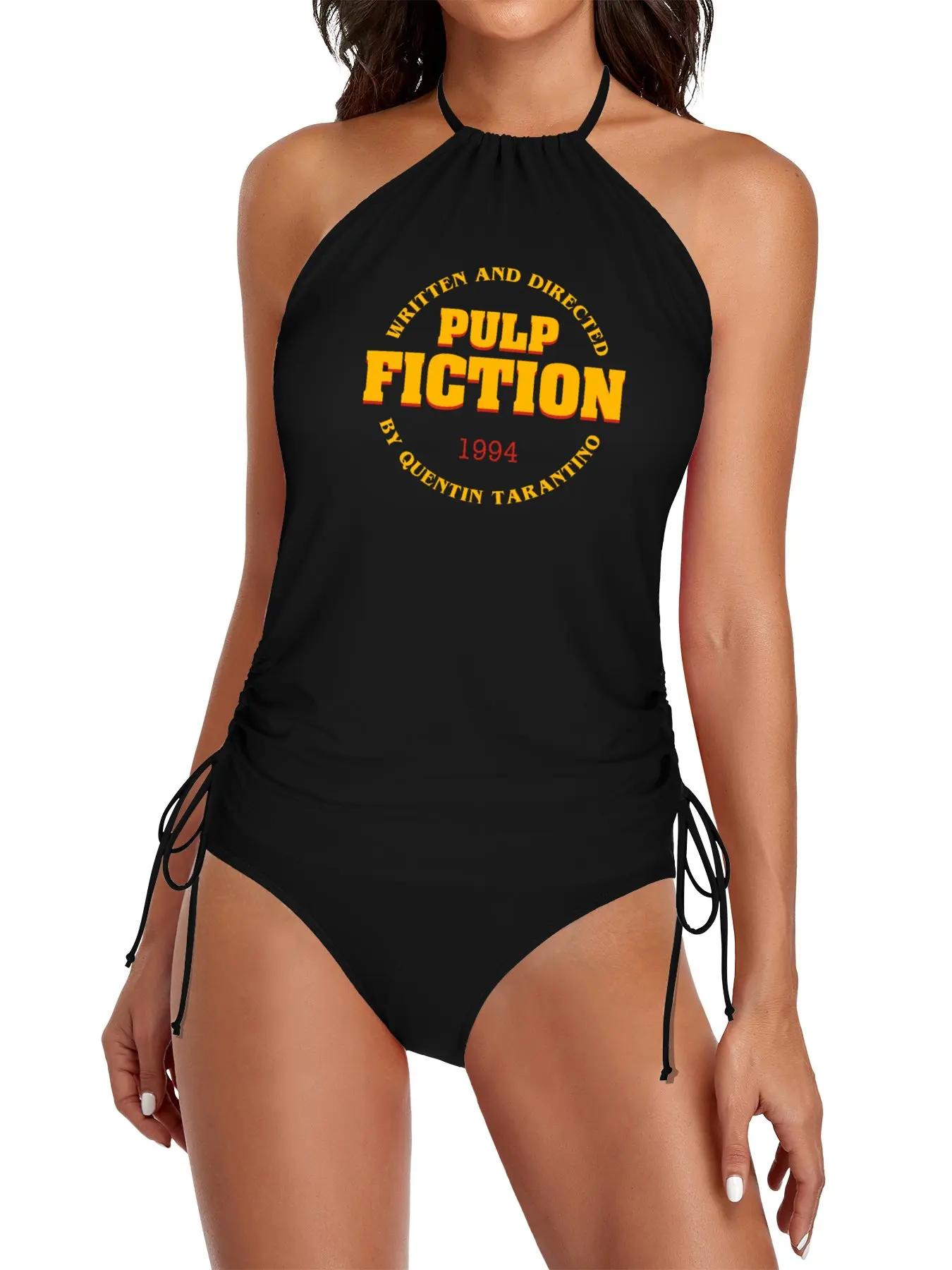 

Pulp Fiction Title Split Swimsuit Set swimsuits 2025 woman trend bikinis sets woman women's swimsuits 2025 bathing suit woman