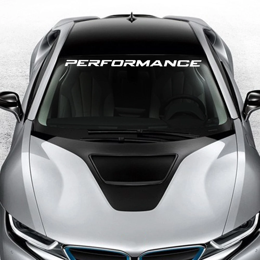 Car Front Windshield Sticker Performance Styling Windscreen Vinyl Decals Truck Waterproof Auto Body Decoration Decal Accessories