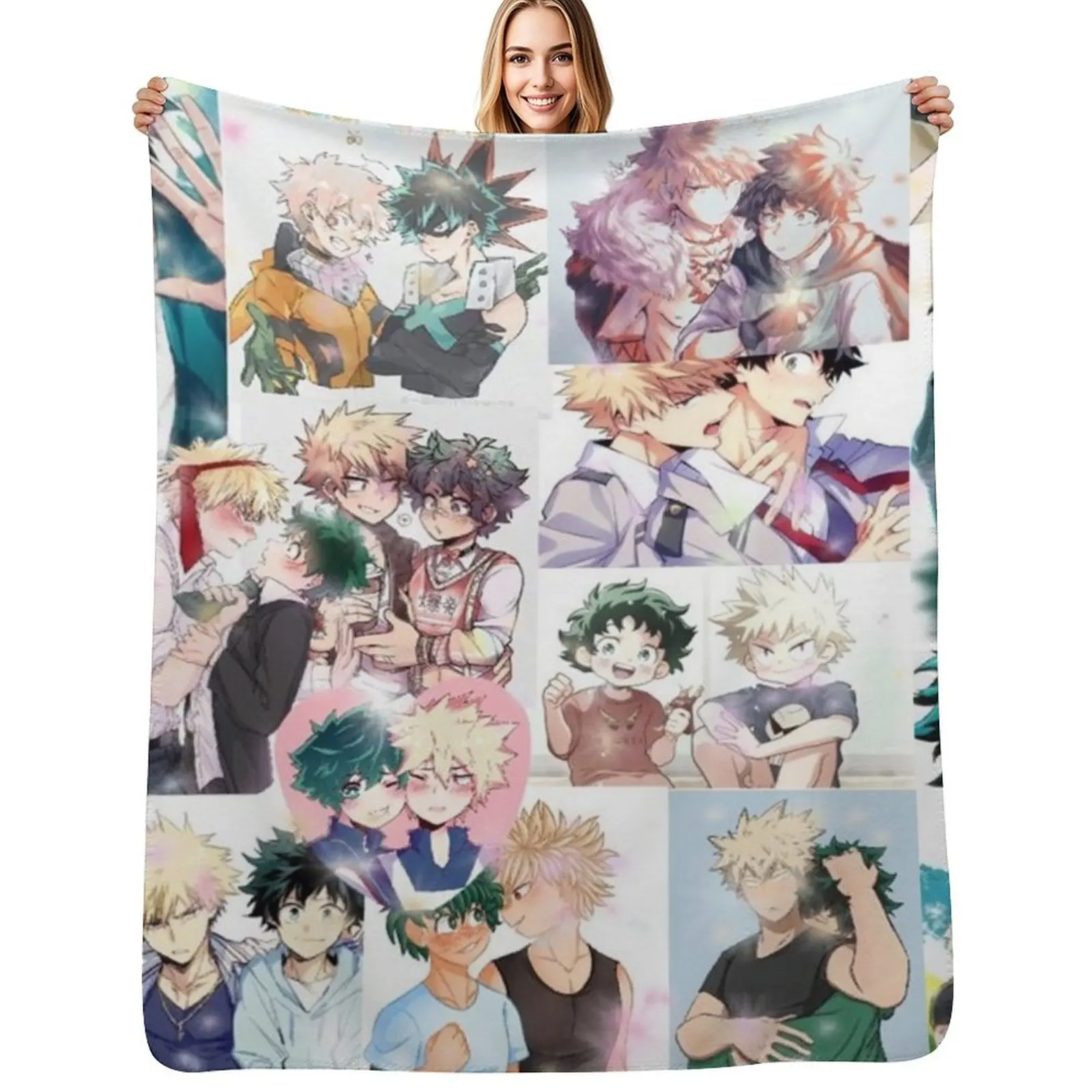 

bakudeku pattern 1 backpack school bag Throw Blanket Thermals For Travel Soft Sofas Blanket