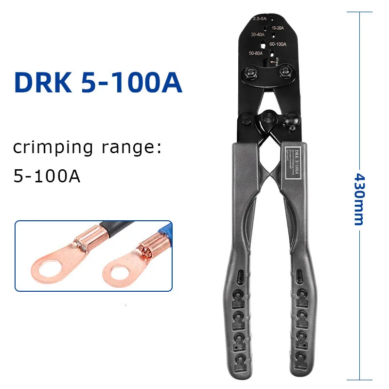 Crimping Plier For OT Open Nose Copper Terminal 20-50A 5-100A 80-200A Insulated Terminals Crimper Tool