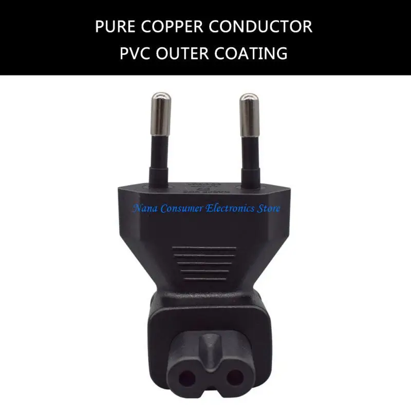 

G7NE EU4.0 to IEC320C7 Electrical Power Adapter EU Standard 2Pin to IEC320 C7 Plug