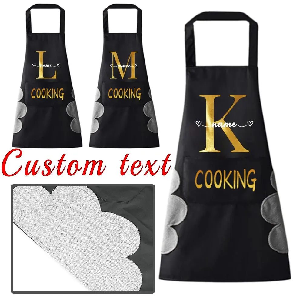 

Персонализированный модный минималистичный фартук для приготовления пищи, барбекю, для повара, официанта, для домашней выпечки, для уборки
