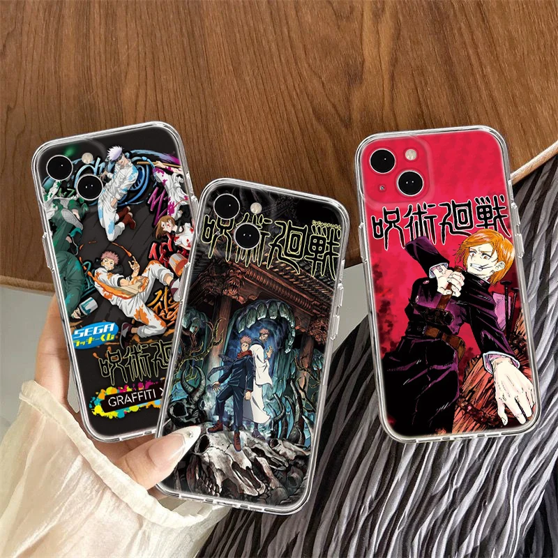 G69 Jujutsu Kaisen Anime Soft Case for Moto G9 Powe One Pro E12 E22I E22 G52 G42 G32 G22 G23 Z2 Z Play P40 P30 Edge 30