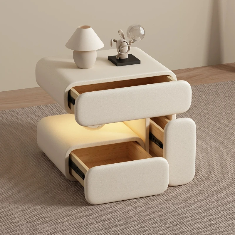 Coffee Modern Bedside Table Girls White Little Master Bedside Table Office Slim Cajoneras Para Dormitorio French Furniture