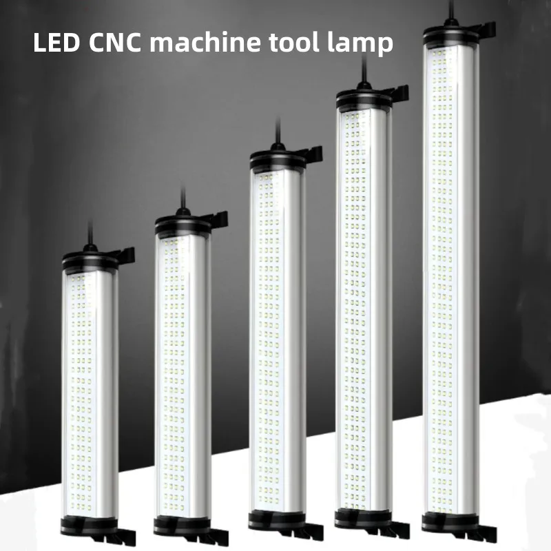 LED Machine Tool Working Light CNC Processing Numerical Control Light Waterproof Oil-resistant Lathe Machine Long Strip Lamp 24V