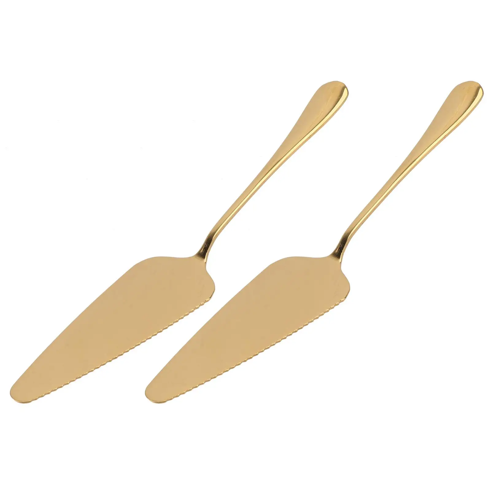 

2Pcs Shovel Stainless Steel Slicer Set Baking Tool Spatula Long Time Use Practical Kitchen Essential