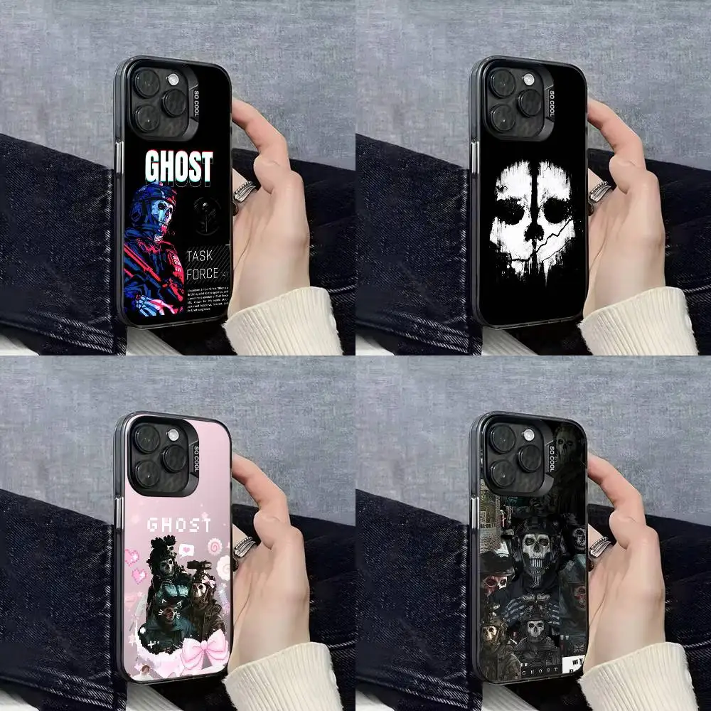

COD Call Of Duty G-Ghost Phone Case For iPhone 17,16,15,14,13,12,11,Pro,Max,Plus,E,SE4,Air,Mini Black IMD Cover