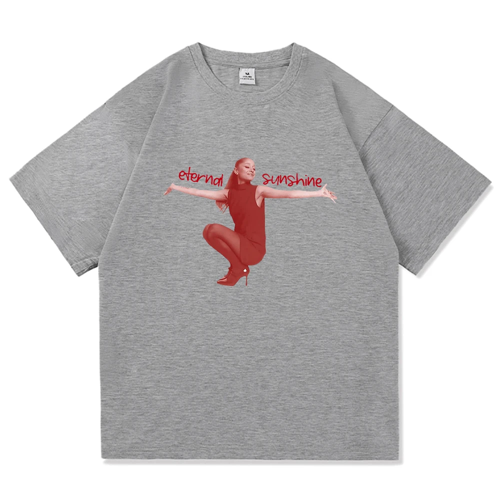 

Ariana Grande Eternal Sunshine T Shirt Men High Quality Harajuku Funny Aesthetic T-Shirt Unisex Vintage Daily Cotton Tees Shirts
