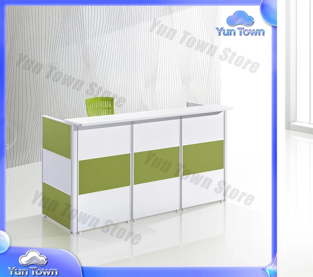 Factory Small Counter Front Salon Receptionist Desk China Reception Desk Office FurniturePanel 60MM