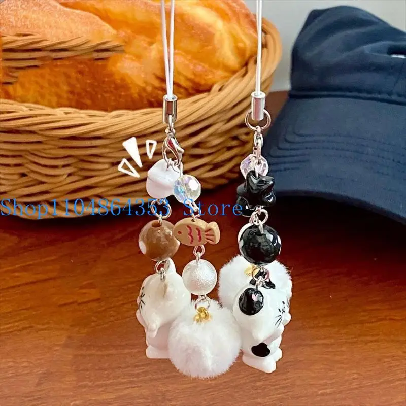652F Stylish Holder Small Phone Lanyard Decoration Fashion Hanging Pendant Suitable for Youthful Adults