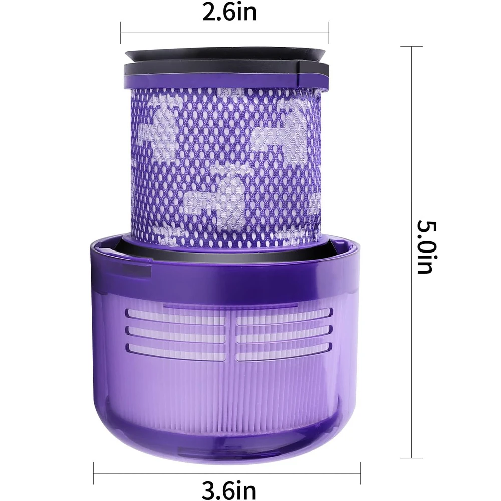 세척 가능한 헤파 필터, 다이슨 V11 V15 SV14 SV22 앱솔루트 애니멀 엑스트라 프로 감지 진공 청소기 액세서리 부품 번호 970013-02