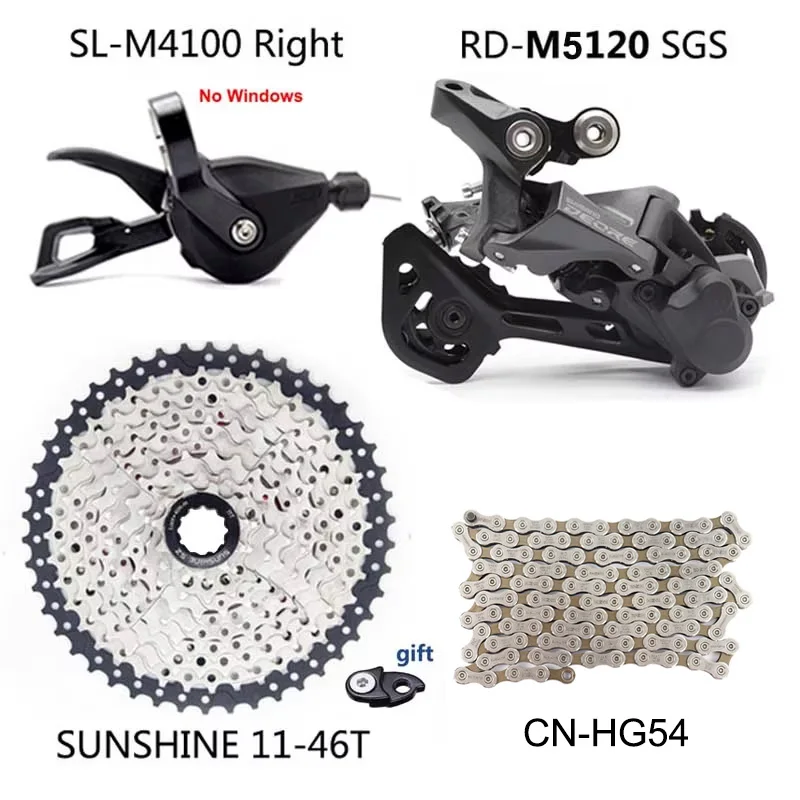SL-M4100 RD-M5120 cs-M4100 MTB10sセット　シマノ S2ef29429ec6c402fac40854bcf626