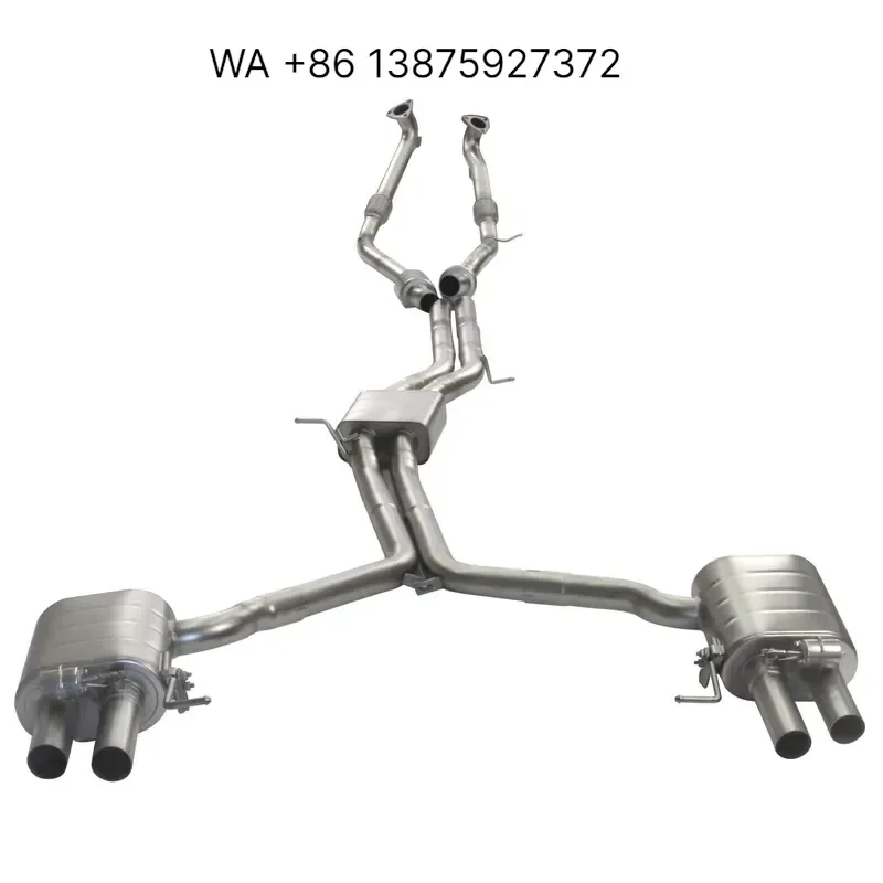 Custom Exhaust Catback System for B9 S4 and B9.5 S4 High Performance Rear Muffler Pipe Replacement Parts