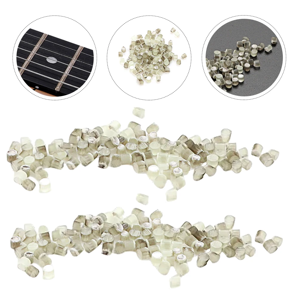 

100pcs Luminous Guitar Fretboard Side Dots Durable Replacement Markers For Electric Bass Fingerboard Maintenance Professional