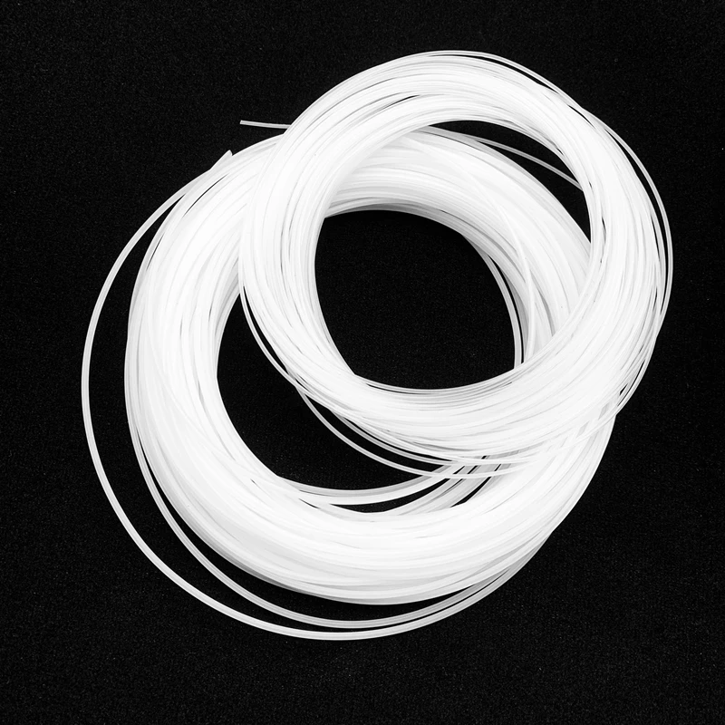 PTFE أنبوب ID 0.3 0.6 0.8 1 1.2 1.5 1.6 1.8 2 2.5 3 4 مللي متر F46 الشعرية معزول خرطوم الأنابيب الصلبة درجة الحرارة المقاومة للتآكل