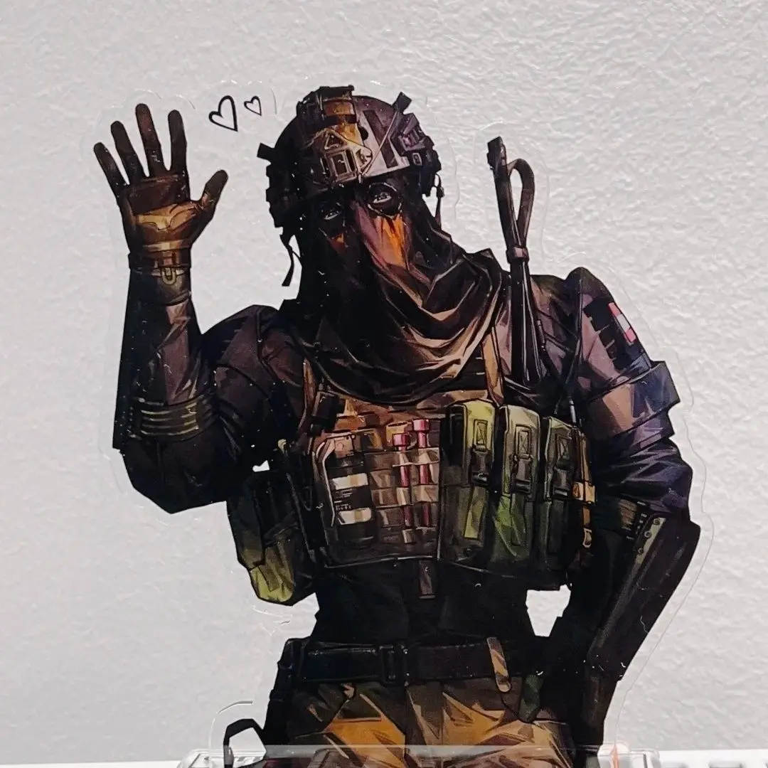 Konig – présentoir de figurines CallofDuty en acrylique, Collection de marchandises d'anime, décoration de bureau, accessoires d'ornement, cadeau pour ami