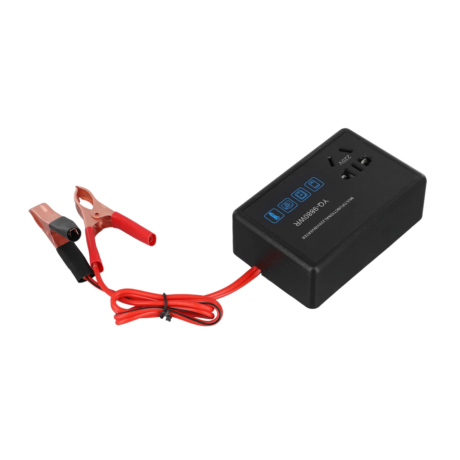 Car Inverter Charger DC 12V 24V To 220V Wear-resistant Construction Direct Battery Installation For 24V Models