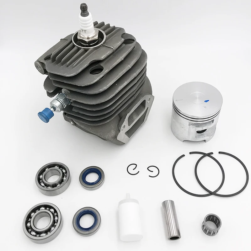 HUNDURE Chain saw 51mm Cylinder Piston Grooved Ball Bearing Kit For Husqvarna K750 K760 cutoff concrete saw Engine Motor Parts