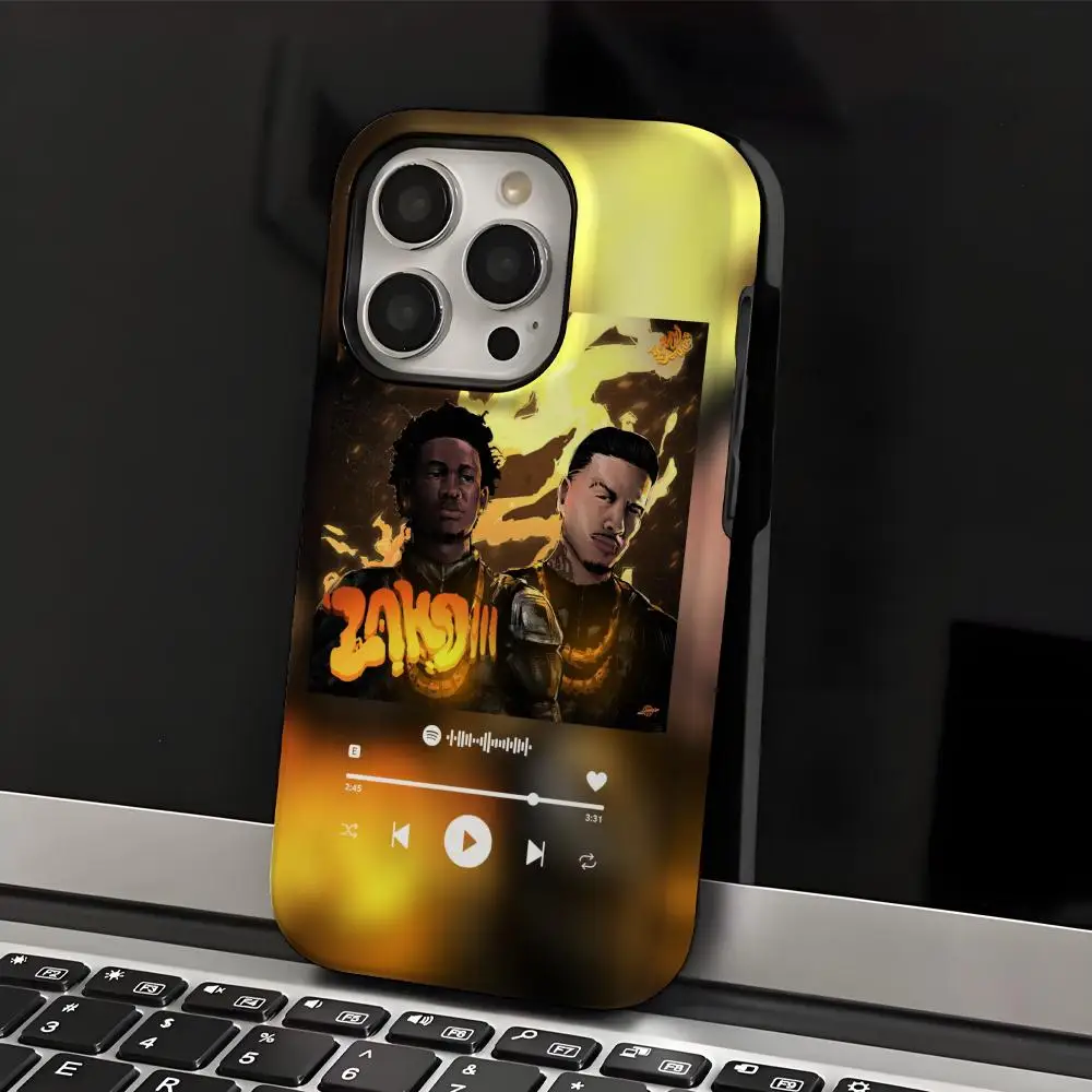 

R-Rauw A-Alexjandro Phone Case Phone Case INS For IPhone 17 16 15 14 13 12 11 Pro Max X XR XSMax Plus Glossy Film Hard PC Cove