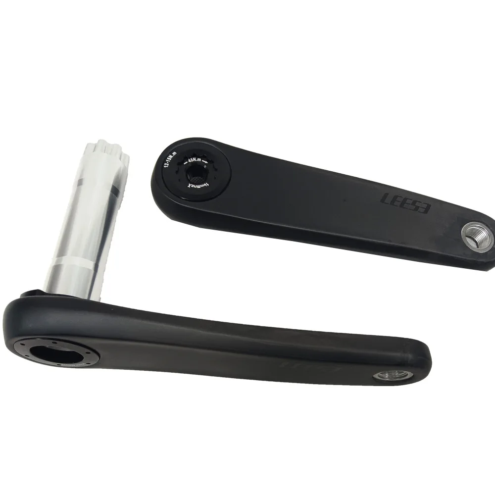LEESE Ultra Light, Carbon Fiber Road Crank DUB Aluminum Shaft 305g 165/170 Easton