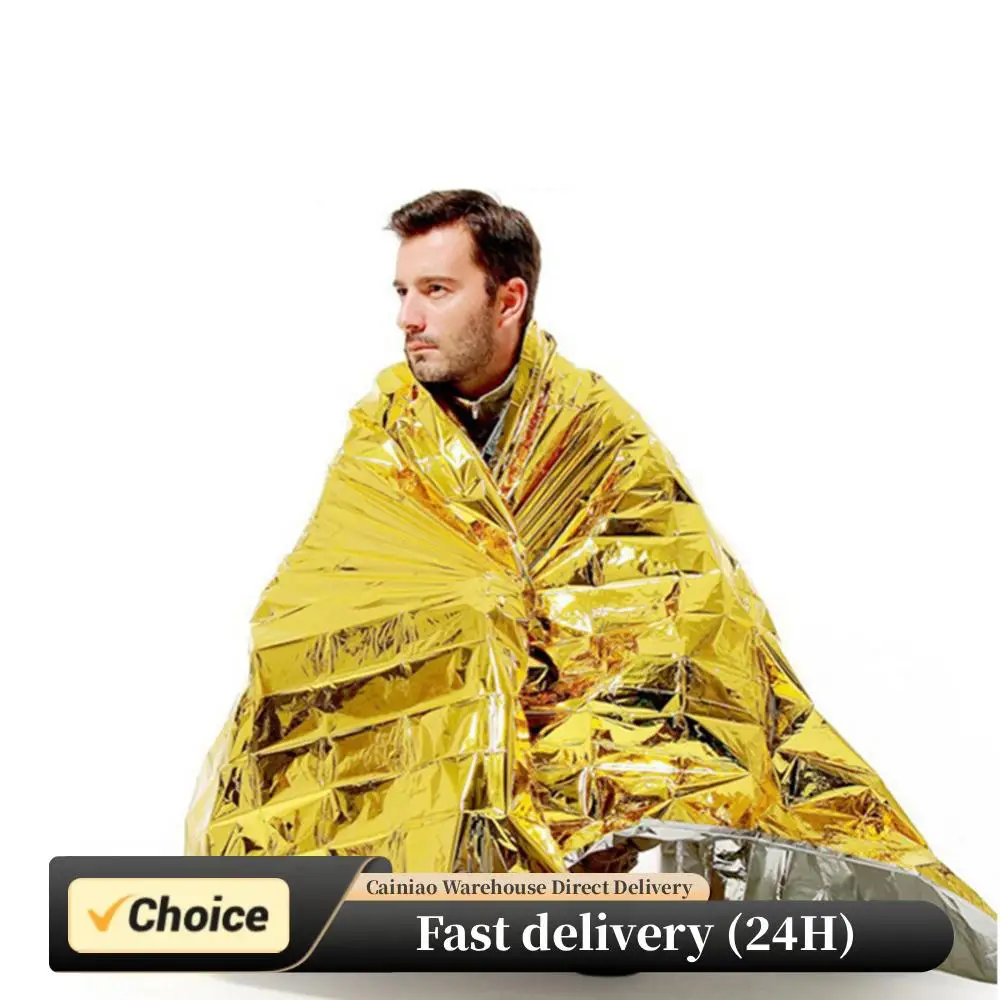 كيس نوم حراري خفيف الوزن مقاوم للماء في حالات الطوارئ كيس Bivy - أكياس بطانية البقاء على قيد الحياة للتخييم والمشي لمسافات طويلة والأنشطة الخارجية #1