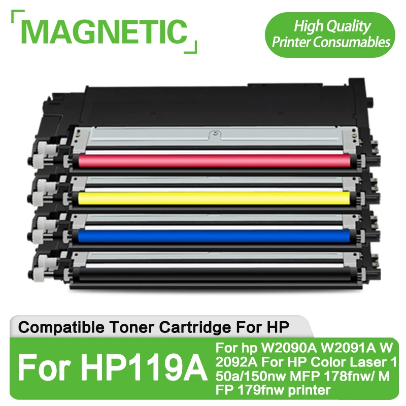 119A Toner Compatible Toner Cartridge For hp W2090A W2091A W2092A For HP Color Laser 150a/150nw MFP 178fnw/ MFP 179fnw printer