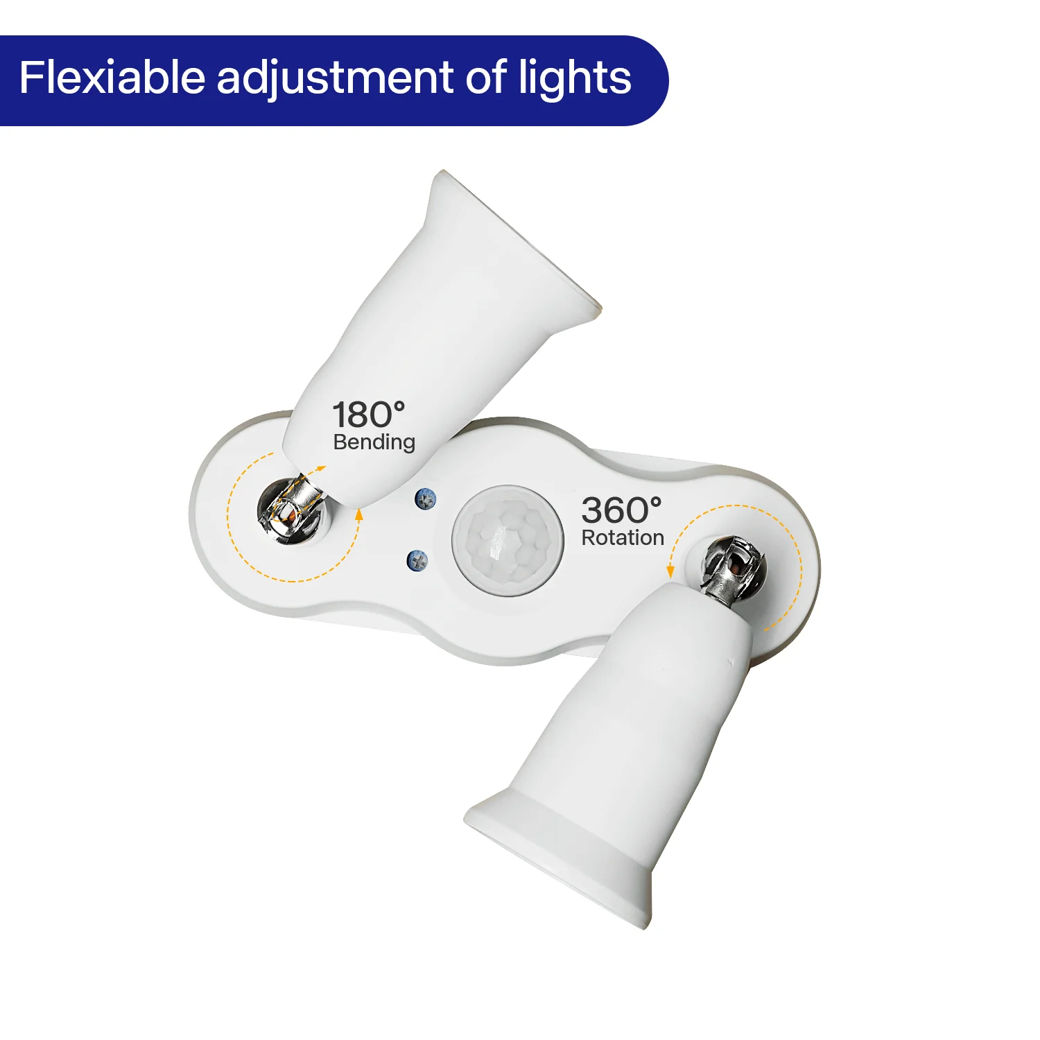 E27 E26 PIR sensore di movimento portalampada 110-240V rilevatore Base interruttore lampada con controllo della luce adattatore presa lampadina