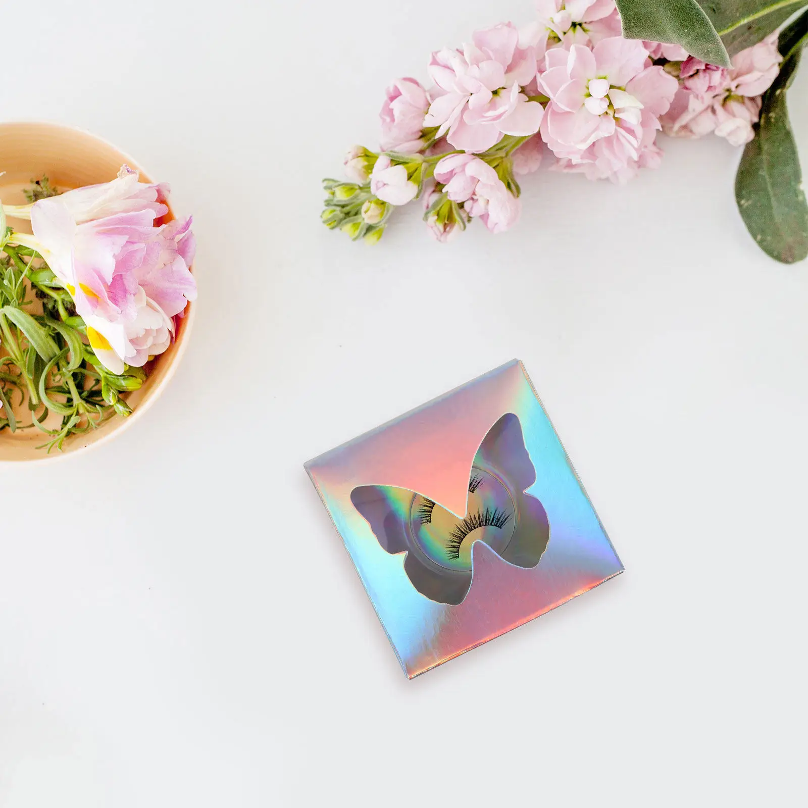 

30pcs Eyelash Storage Box Plastic False Eyelash Case Lash Tray Holder For Organizing Hollow Lashes Organizer