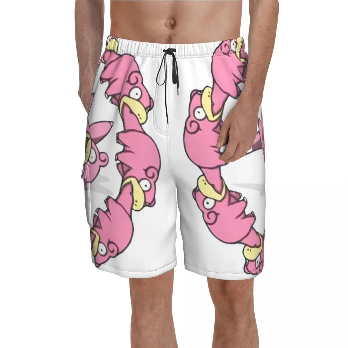 Slowpoke Board Shorts It is Ok To Go Slow Men Classic Board Short Pants Trenky Custom Plus Size Swimming Trunks