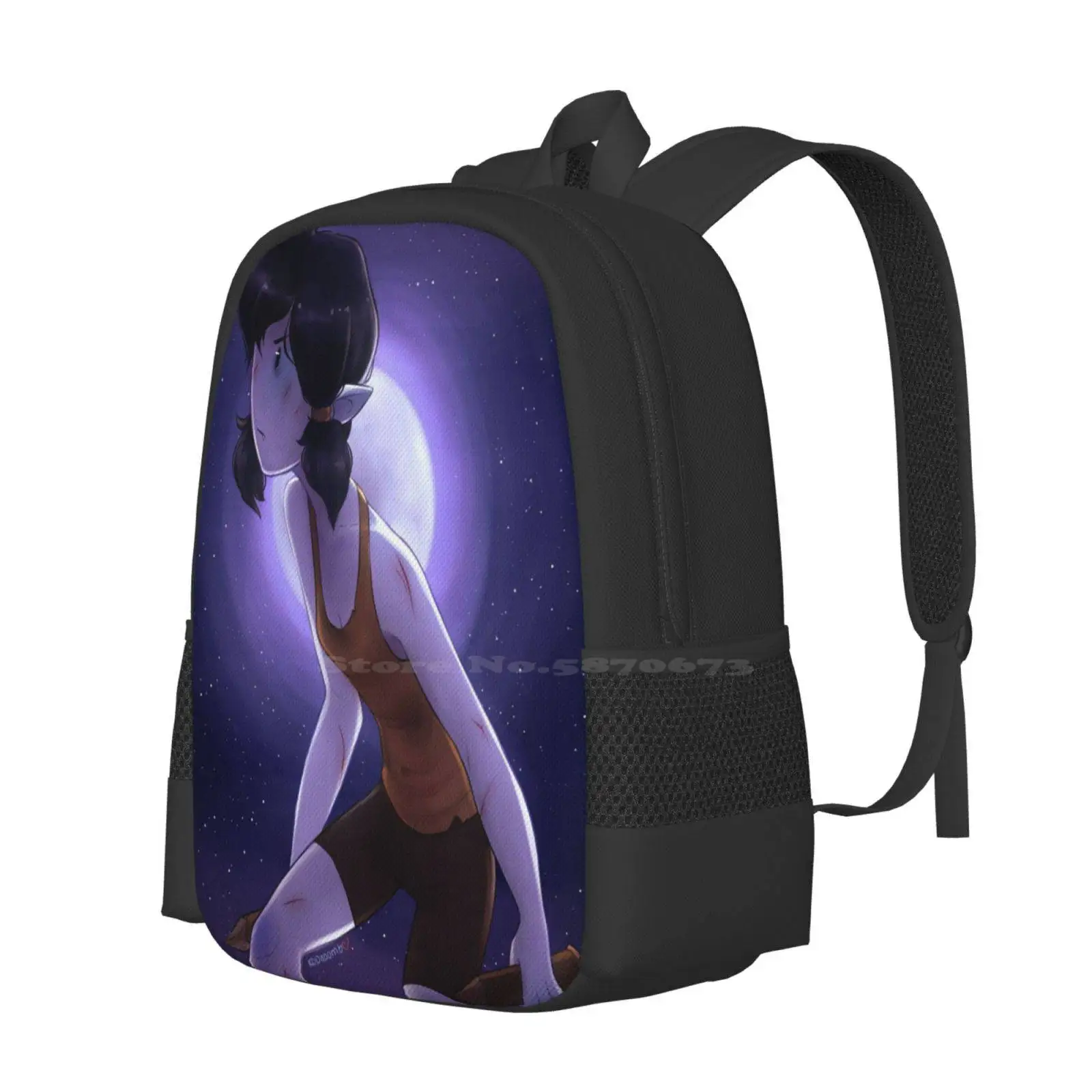 Marcy Slayin'-mochila de moda Adventure Time The Vampire Queen Fanart Sai, gran oferta