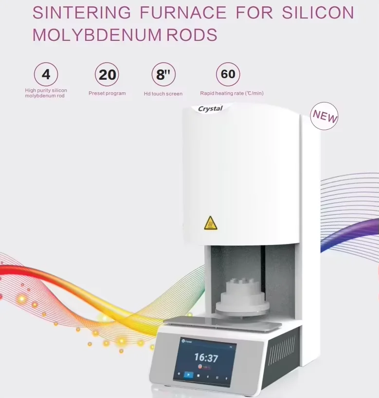 Dental Crystal-3M Porcelain Furnace, Silicon Molybdenum Rod Sintering Furnace