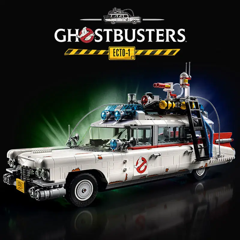 In Stock Ghost Movie Building Blocks Car Model Bricks for Kids Adults Toys Halloween Christmas Gifts Compatible 10274