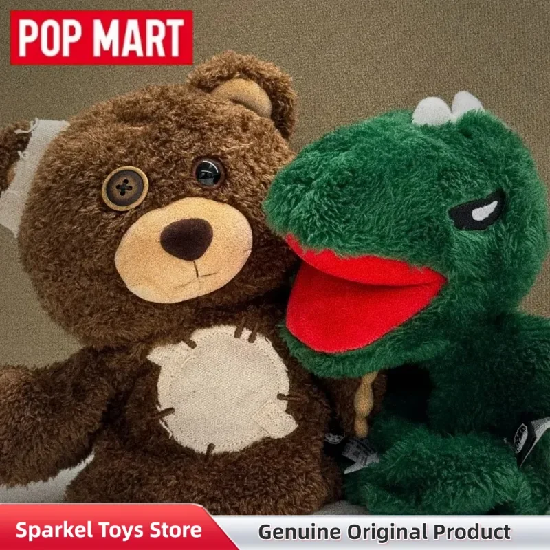 

Оригинальные плюшевые куклы-игрушки POPMART Hirono Bear Dinosaur из серии Blind Box: модные игрушки, виниловые фигурки Hirono Bear, подарки