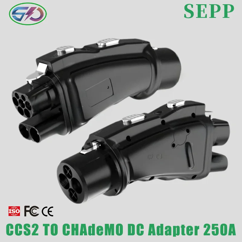 EV electric car CCS2 to CHAdeMO Adapter Super charger-Compatible DC Charging combo 2 to chademo Converter Fast Charging Adapter