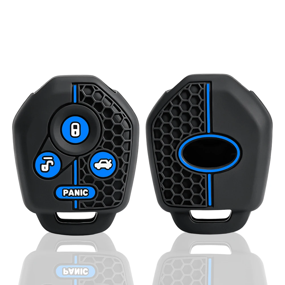 Silicone Car Key Case Cover Car Remote Key Shell for Subaru Forester Outback Legacy 2008- 2014 Key Fob Case