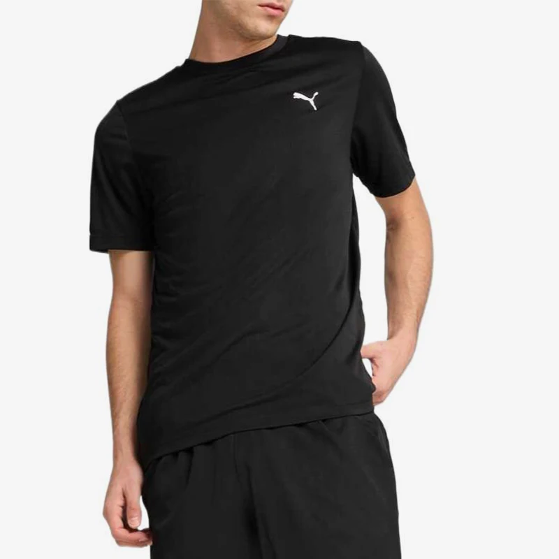 

Оригинальная мужская трикотажная дышащая футболка Puma для бега с коротким рукавом, весна-лето, 687561-01
