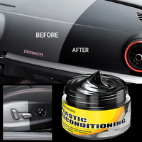 Car interior plastic repair kit, oxidation repair agent, car interior polishing wax, tire protective coating wax, black vehicle