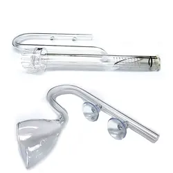 skimmer Glass lily pipe spin surface inflow outflow 13/17mm aquarium water plant tank filter ADA quality Fish Tank Filter