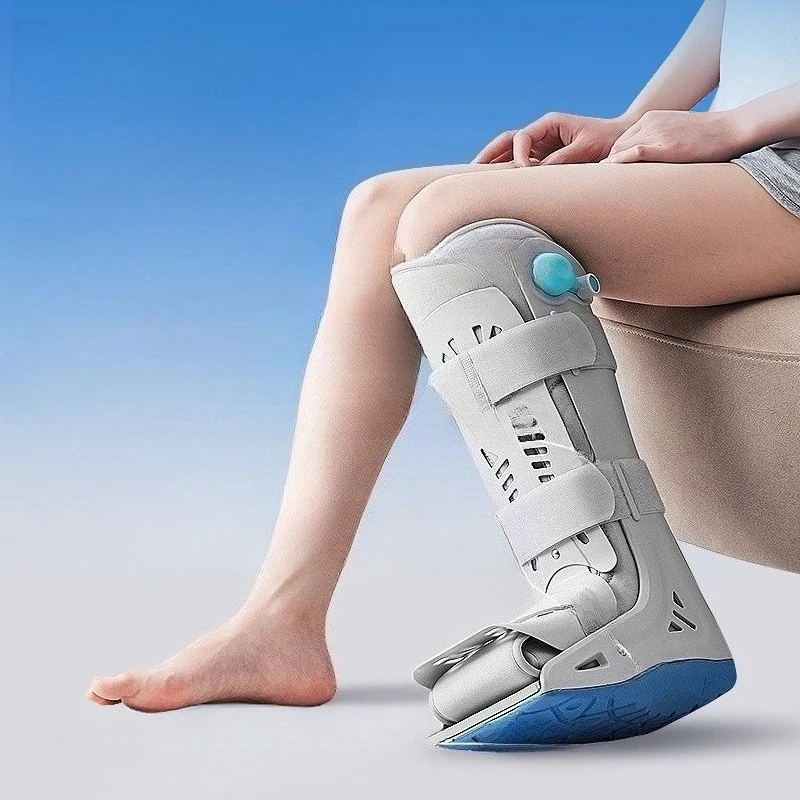 Inflatable Long Walking Boot for Broken Foot, Air Walker Ultralight Broken Foot Brace Orthopaedic Ankle Breathable Walker Boots