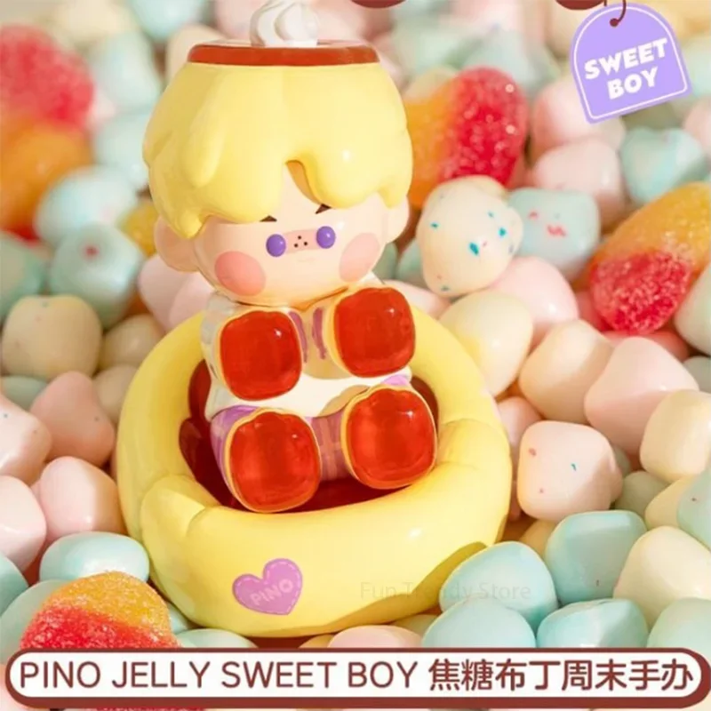 Original Pino Jelly Sweet Boy Elevator Kawaii Action Anime Mystery Figure Toys and Hobbies Collection Models Kids Christmas Gift