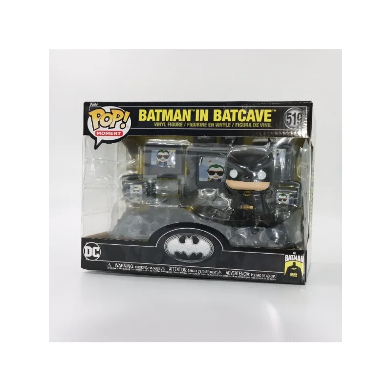 

Коллекционная фигурка FUNKO POP Бэтмен к 85-летию: Бэтмен в Бэткейфе, аниме-фигурки, игрушки для мальчиков, рождественский подарок, коллекционная модель, украшение