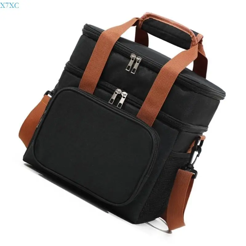 

X7XC Thermal Bag Large Capacity Lunch Bag Picnics Bag Insulated Coolers Bag Lunch Box