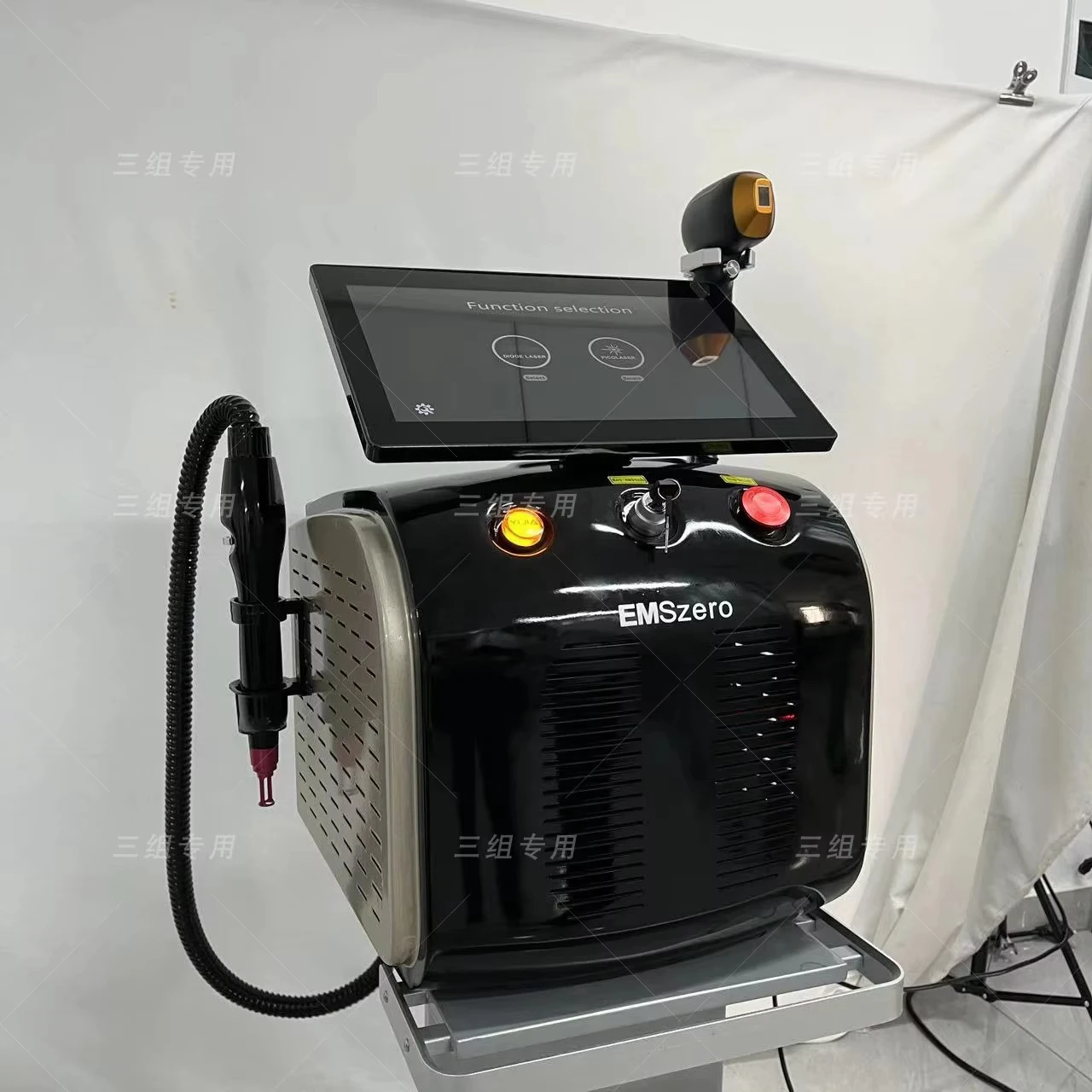 Depilación láser de diodo 2 en 1, hielo indoloro, alessandrita, picosegundo, eliminación de tatuajes, sistema de enfriamiento multifunción, belleza