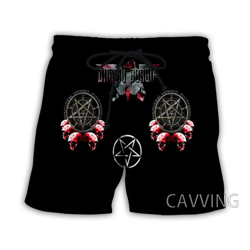 

Новые модные женские/мужские летние пляжные шорты с 3D принтом DIMMU BORGIR Rock, уличная одежда, мужские быстросохнущие повседневные шорты для отпуска K02