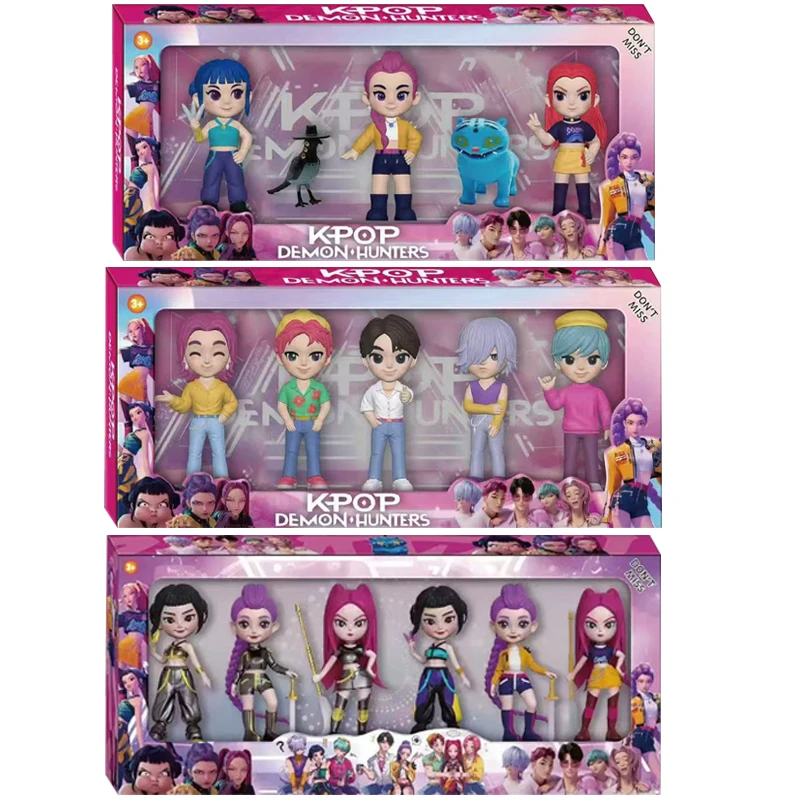 Demon Hunters-figura de Anime Kpop, modelo de juguete, periféricos de juegos de dibujos animados, decoración de escritorio, colección de figuras, modelo de juguete para regalo de chico
