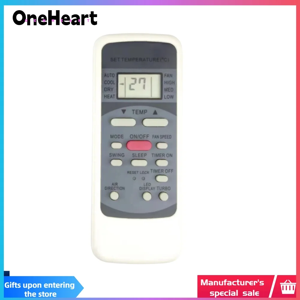 Замена пульта дистанционного управления R51M/E для кондиционера Midea, универсальный пульт дистанционного управления кондиционером, совместимый