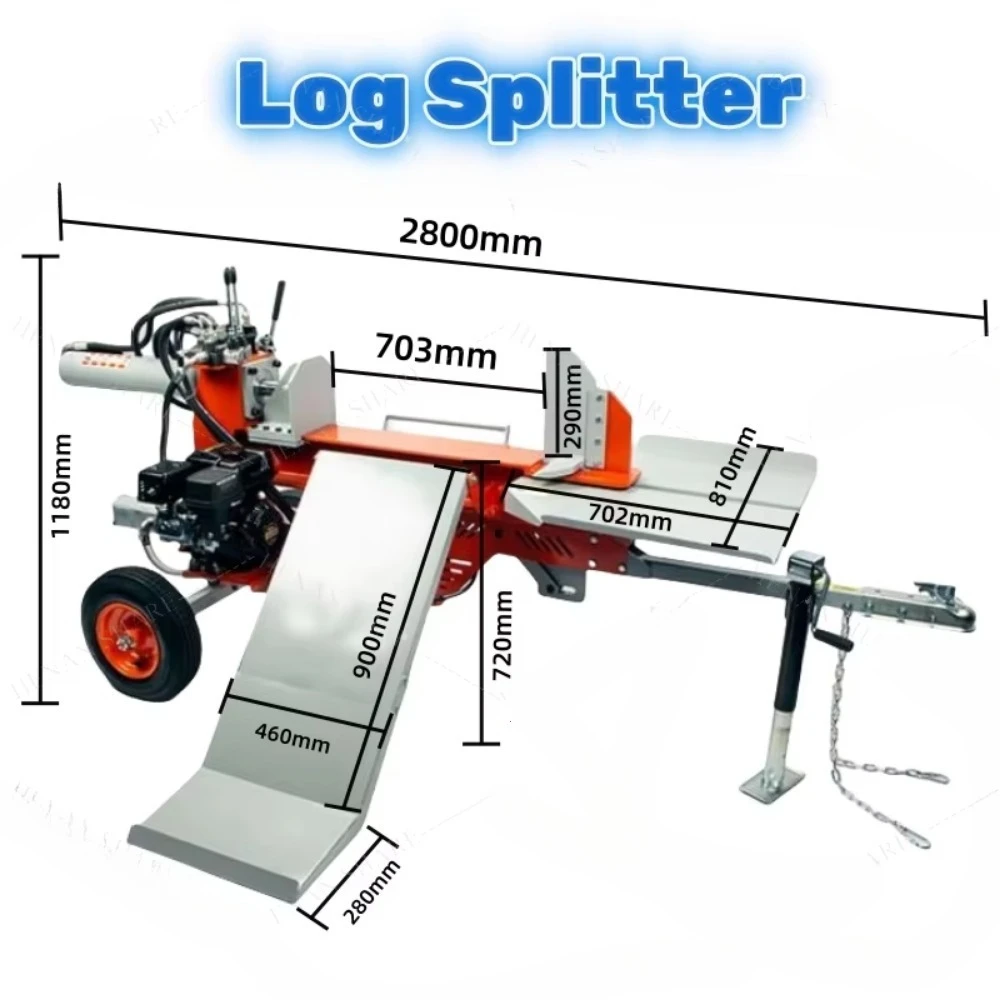 Electric Wood Processor Splitter Log Splitter Excavator