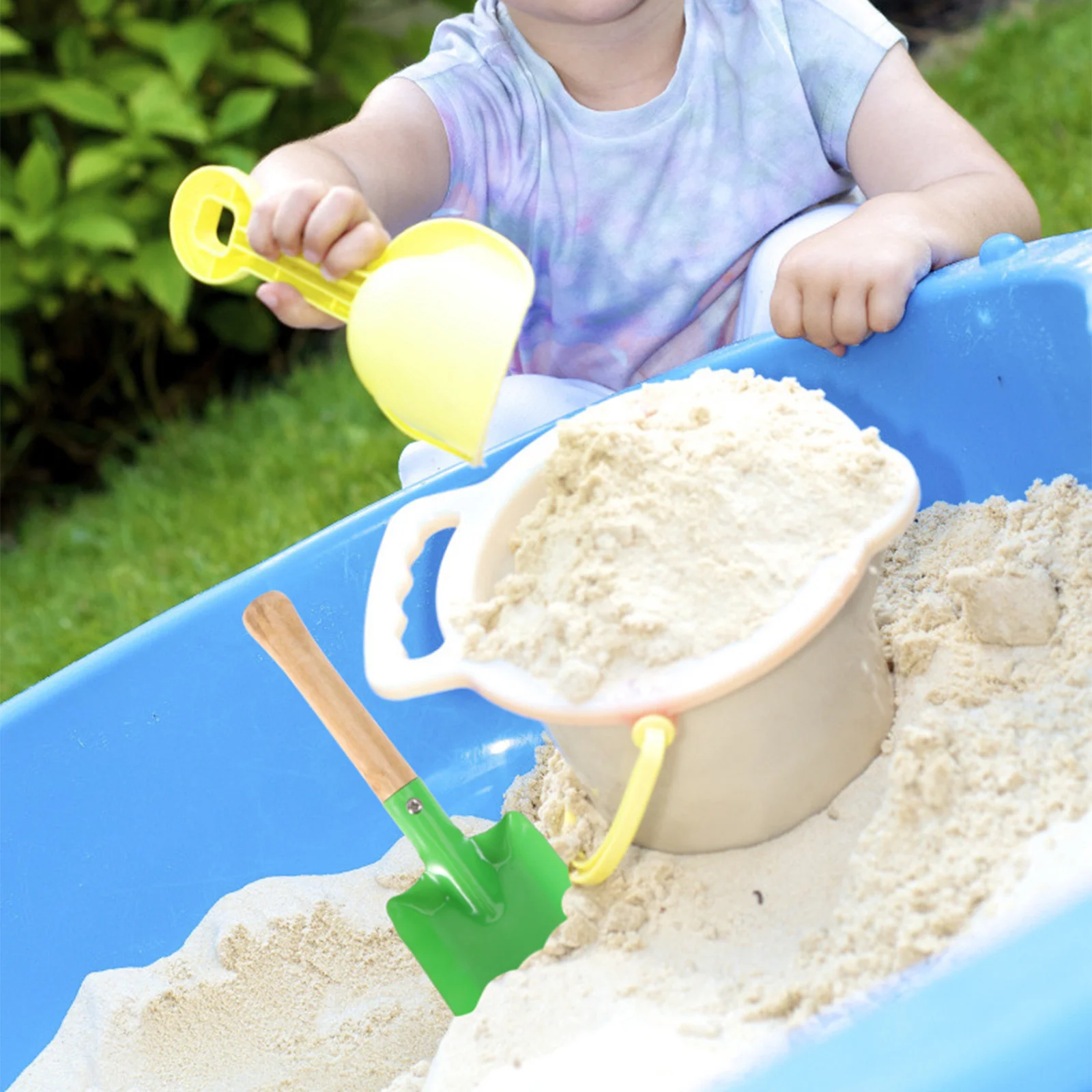 6 個の実用的な園芸盆栽シャベル、家族や友人へのギフトに最適、ポータブルで耐久性のある、グリーンガーデニングミニシャベル